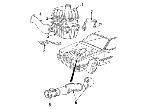 Volvo 8251500 Air Mass Sensor