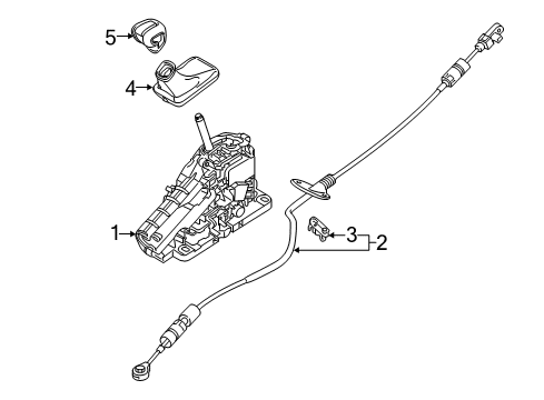 Volvo 32280785 Gear Shift Assembly