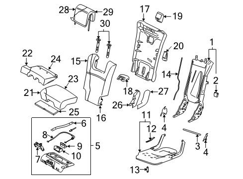 Volvo 30749643 Cable, Passenger Side