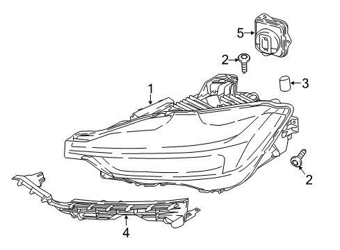 Volvo 32228494 Composite Headlamp