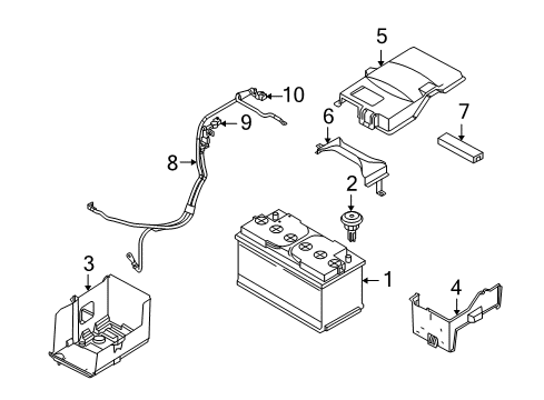 Volvo 31254000 Positive Cable