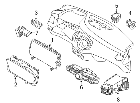 Volvo 31381618 Stoplamp Switch