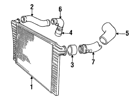 Volvo 1357550 Hose, Driver Side