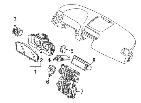 Volvo 30784969 Lock Cylinder Kit