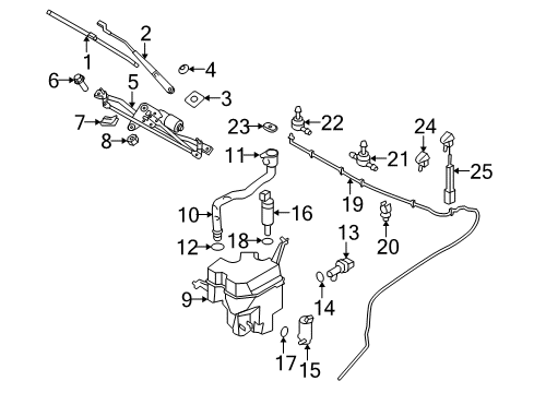 Volvo 39817605 Washer Nozzle Cap
