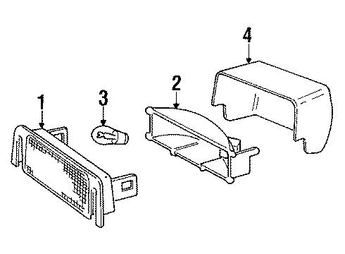 Volvo 1372476 Lens Cover