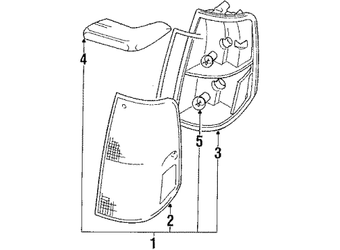 Volvo 1307461 Lens Gasket