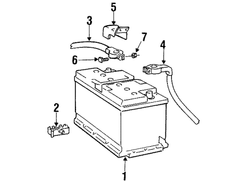 Volvo 977782 Positive Cable