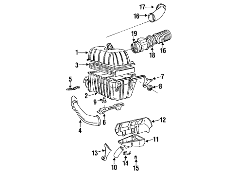 Volvo 1336395 Air Cleaner Assembly