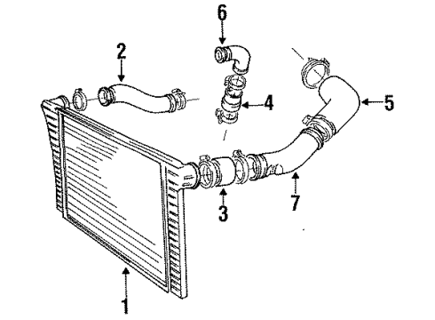 Volvo 1332549 Pipe, Passenger Side