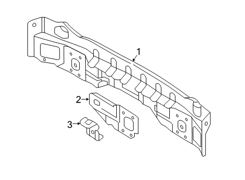 Volvo 980443 Rear Body Panel Stud