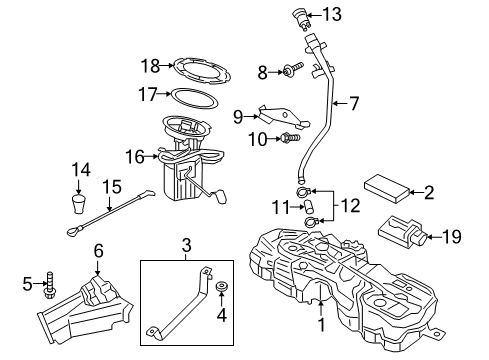 Volvo 32325574 Fuel Tank