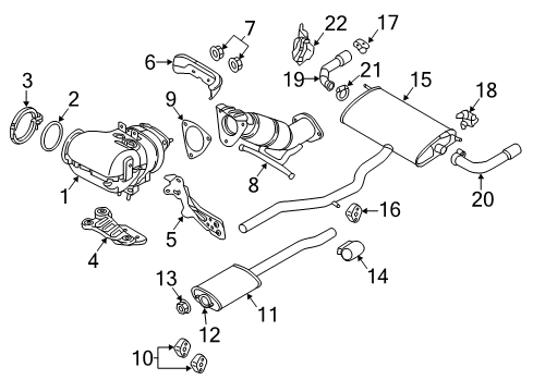Volvo 32280766 Muffler