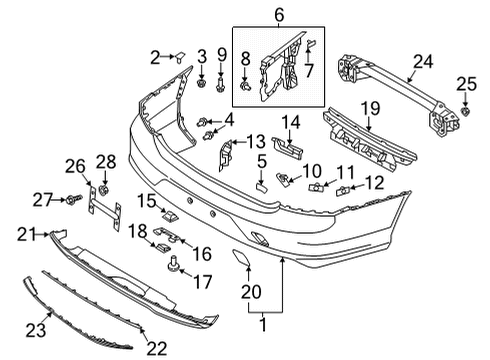 Volvo 31663899 Lower Retainer Cover, Passenger Side