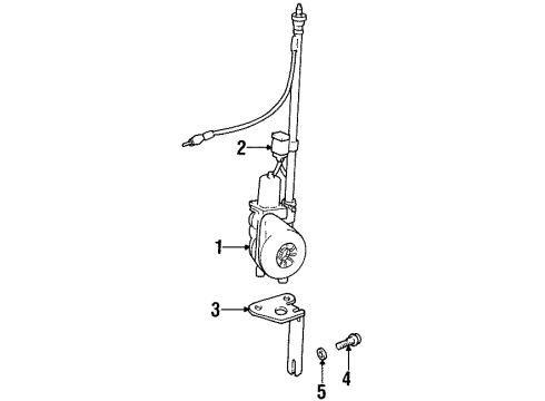 Volvo 3533569 Antenna Mast