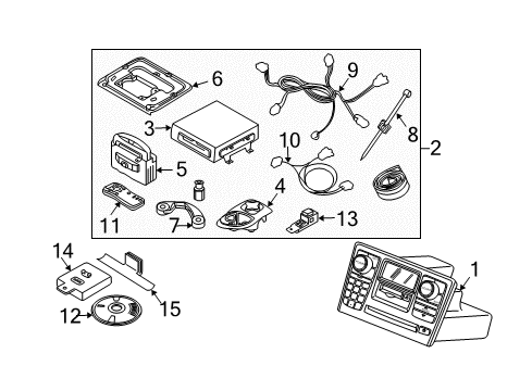 Volvo 30752446 Antenna Assembly