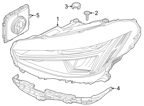 Volvo 30622700 Headlamp Assembly Screw