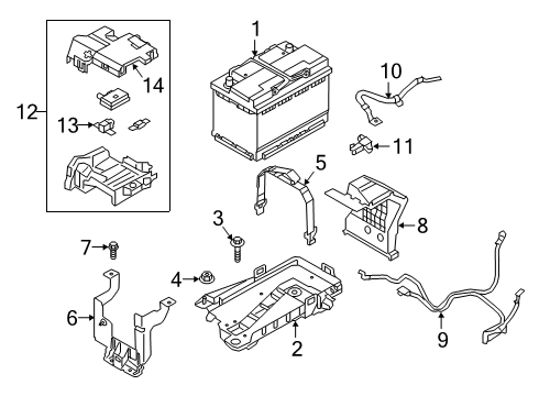 Volvo 30644962 Negative Cable