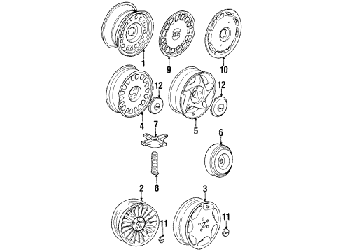 Volvo 9184863 Wheel, Alloy