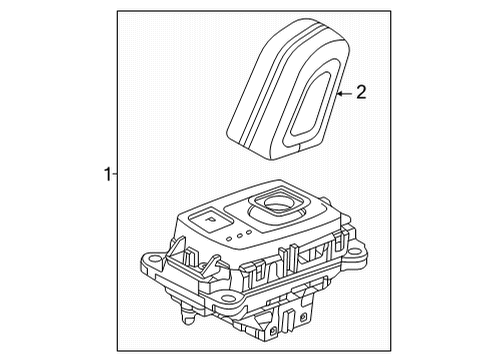 Volvo 32335818 Gear Shift Assembly