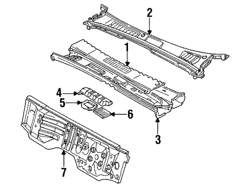 Volvo 1355536 End Seal Retainer