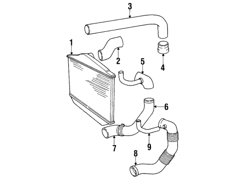Volvo 9141016 Inlet Hose
