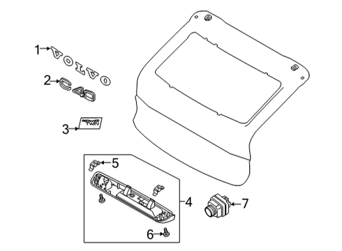 Volvo 32149869 Handle, Outside Bushing Kit