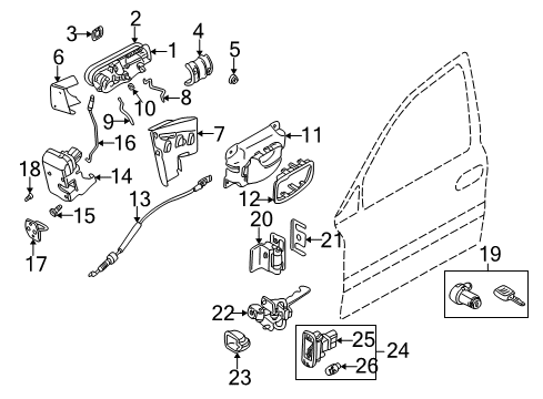 Volvo 30753441 Lock Cylinder
