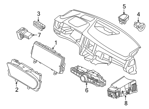 Volvo 31362641 Stoplamp Switch