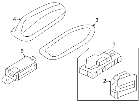 2019 Volvo S60 Antenna & Radio