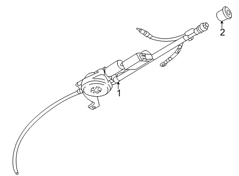 2003 Volvo C70 Antenna & Radio