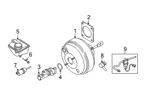 2006 Volvo XC70 Dash Panel Components