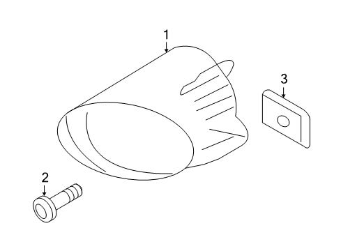 2010 Volvo C30 Chassis Electrical - Fog Lamps