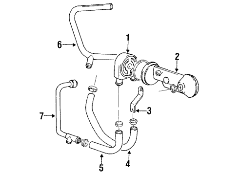 1992 Volvo 740 Oil Cooler