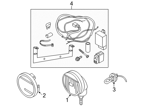 2003 Volvo S80 Driving Lamps