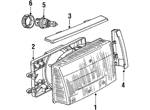 1988 Volvo 245 Bulbs