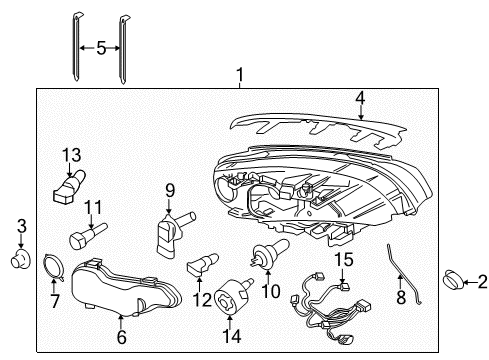 2009 Volvo S80 Bulbs