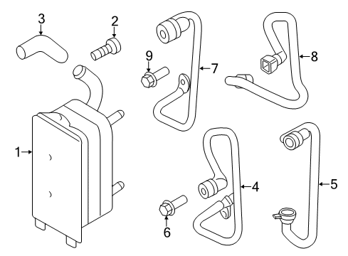 2011 Volvo S60 Trans Oil Cooler