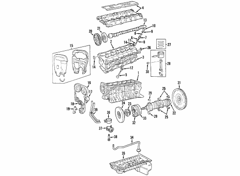 1998 Volvo S90 Belts & Pulleys