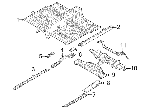2021 Volvo XC40 Recharge Floor