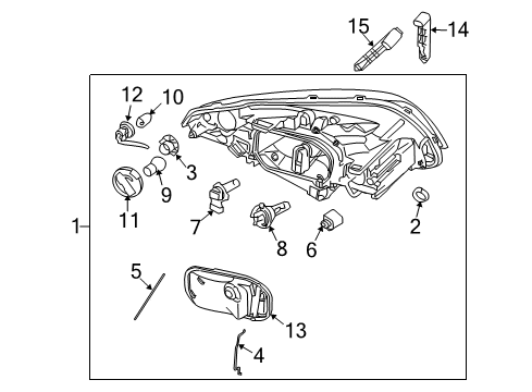 2011 Volvo XC60 Bulbs