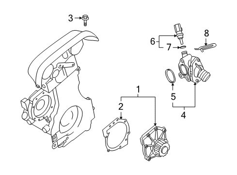 2009 Volvo C70 Water Pump