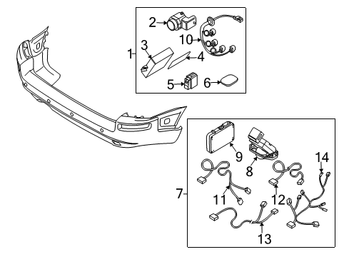 2014 Volvo XC90 Alarm Diagram for 31339960