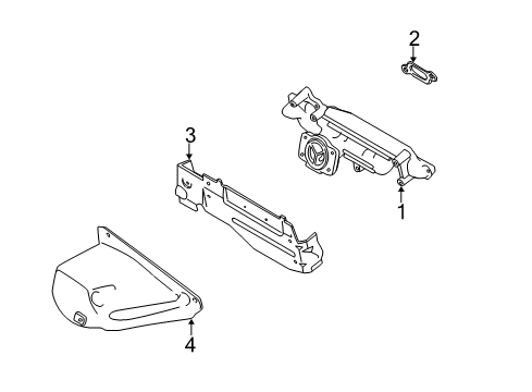 2007 Volvo V70 Exhaust Manifold