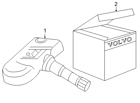 2009 Volvo C70 Tire Pressure Monitoring