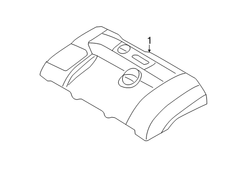 2016 Volvo V60 Engine Appearance Cover