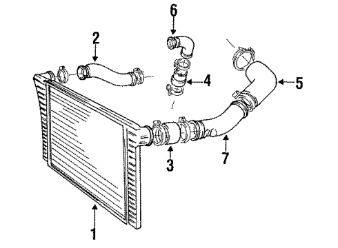 1988 Volvo 740 Intercooler