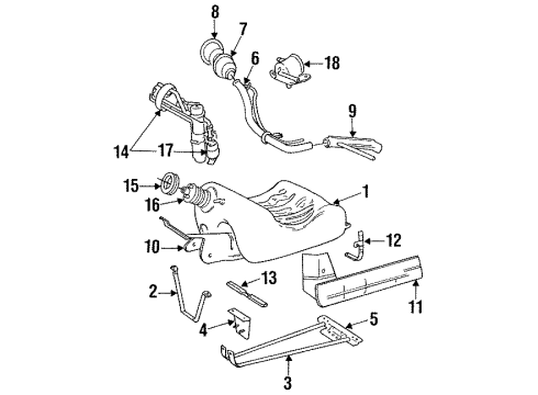 1993 Volvo 940 Fuel Supply