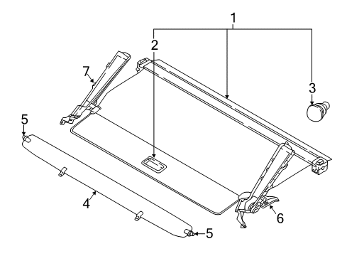 2018 Volvo XC60 Interior Trim - Rear Body