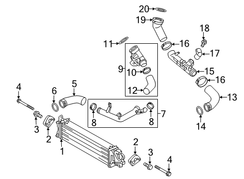 2019 Volvo S60 Intercooler